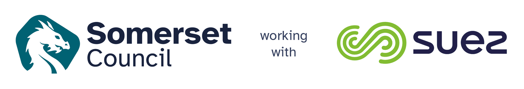 Somerset Council and Suez logo